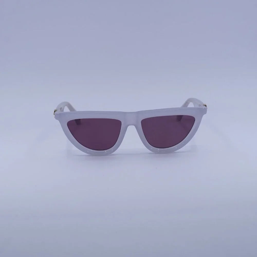 Off-White OERI13V JASPER 0928 Sunglasses Grey Geometric Frame, Burgundy Lenses